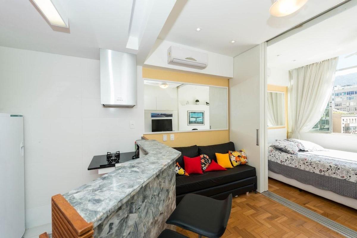 Apartamento Studio Vista Lateral Mar Perto De 3 Praias E Wifi 250mb Rio de Janeiro
