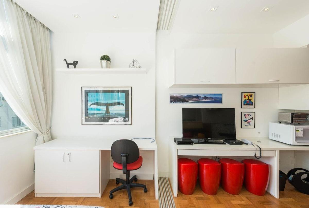 Apartamento Studio Vista Lateral Mar Perto De 3 Praias E Wifi 250mb *
